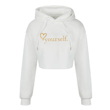 Load image into Gallery viewer, Love Yourself Crop Hoodie