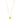 Single Hearted Girl Yellow Charm Heart Necklace