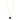 Single Hearted Girl Black Necklace – Magnetic Clasp Jewelry for Self-Love