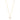 Single Hearted Girl White Necklace Magnetic Clasp Jewelry for Self Love