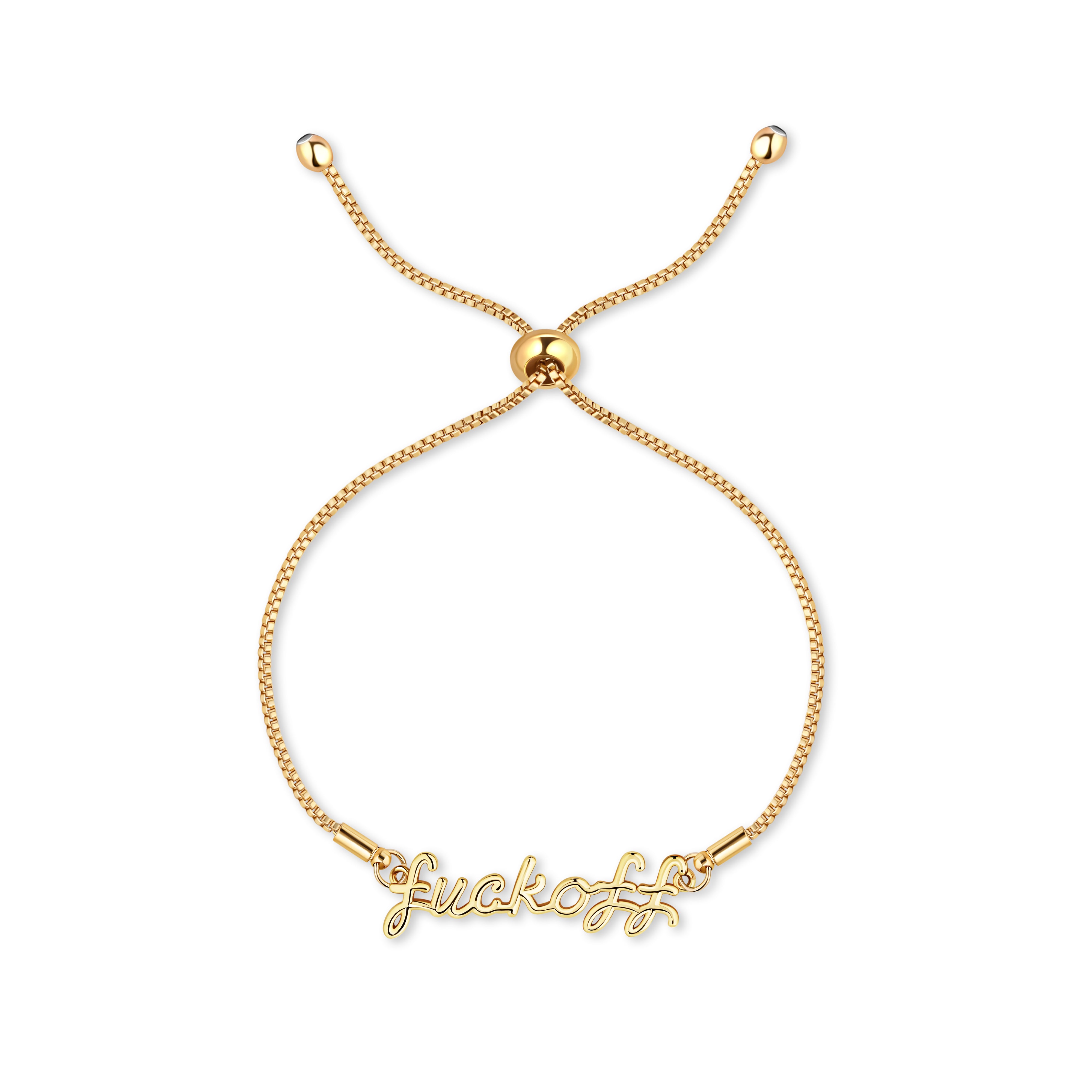 Buy the Crystal Adjustable Gold Tennis Bracelet | JaeBee Jewelry