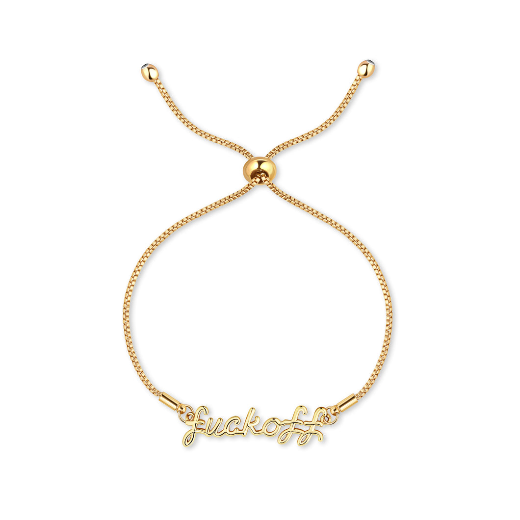 F*Off Bracelet (Gold and Silver)