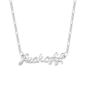F**K Off Necklace (Gold and Silver)