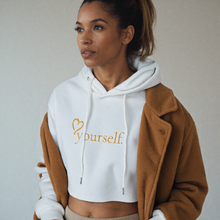 Load image into Gallery viewer, Love Yourself Crop Hoodie