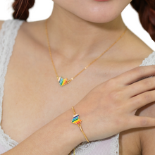 Load image into Gallery viewer, Prideful Heart Necklace