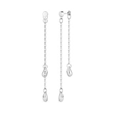 Load image into Gallery viewer, Last Tear Drop Earrings -Silver