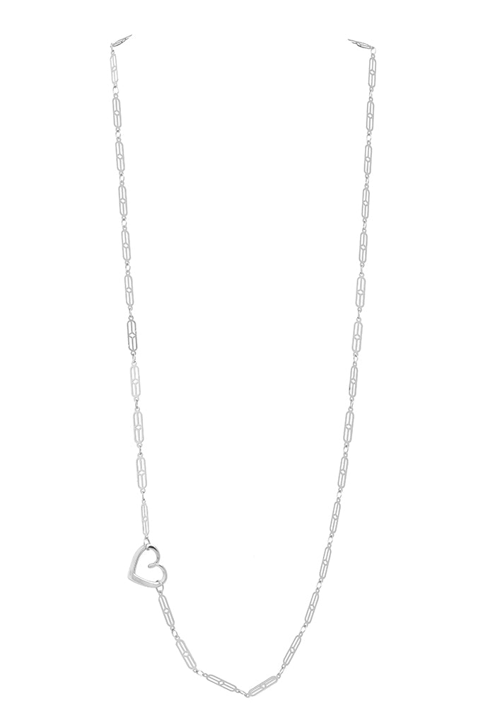 con Amor Necklace Silver