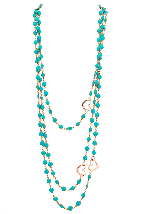 Love Story Turquoise Layered Necklace