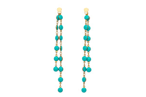 Love Story Turquoise Dangle Earrings